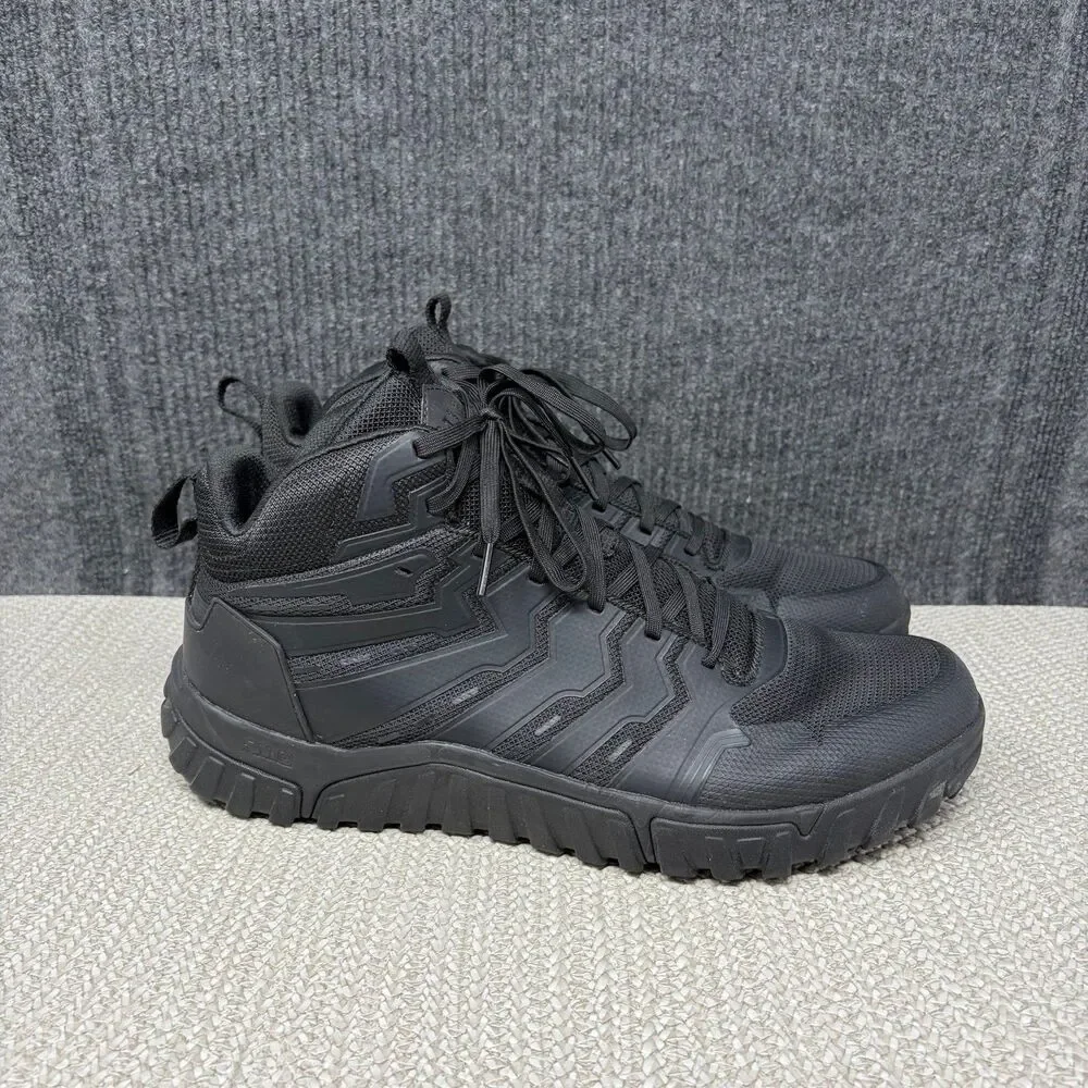 5.11 Tactical Maxgrip Trainer Mid Boots Combat Shoes Black Mens Size 13 US
